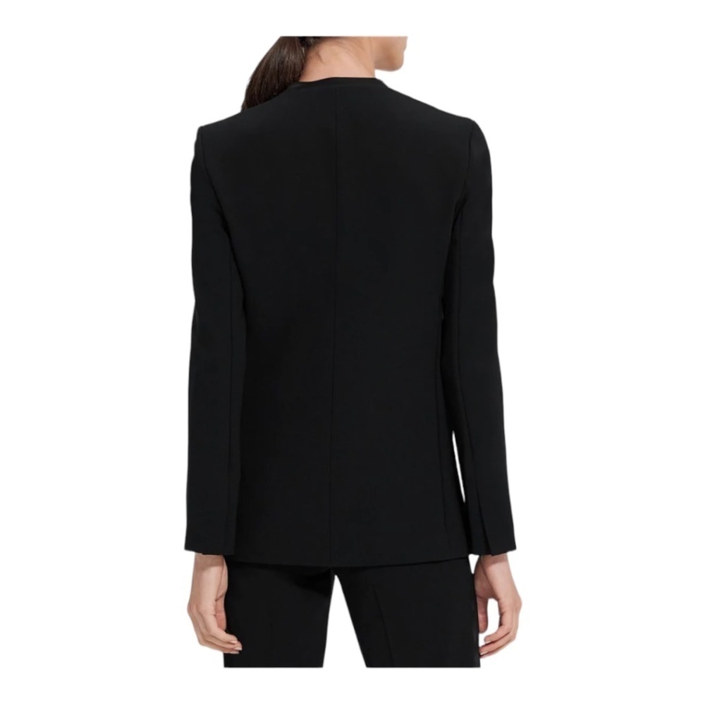Nwt Theory Admiral Crepe Tuxedo Jacket / Black - image 3